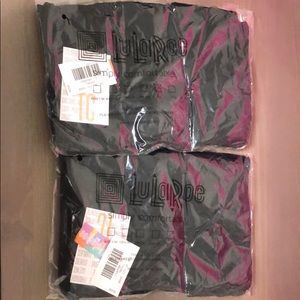 LuLaRoe solid black leggings bundle